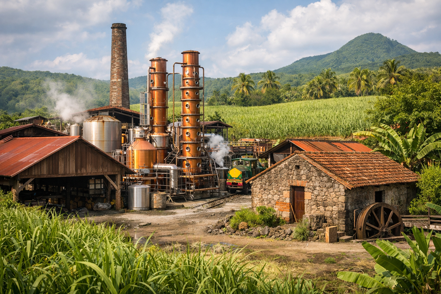 Braud et Quennesson : la distillerie du sud de la Martinique